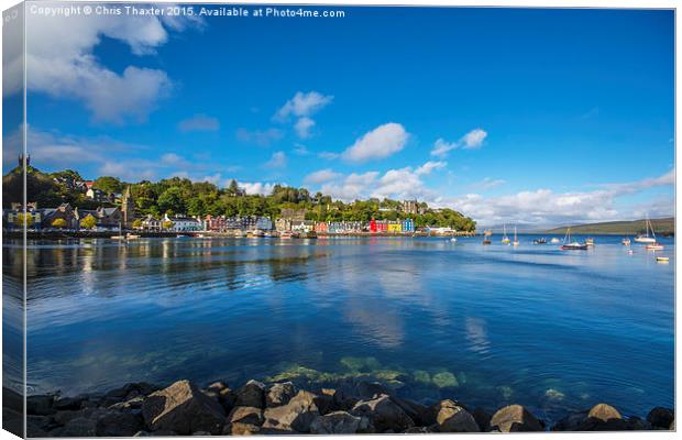  Colourful Tobermory 2 Canvas Print by Chris Thaxter