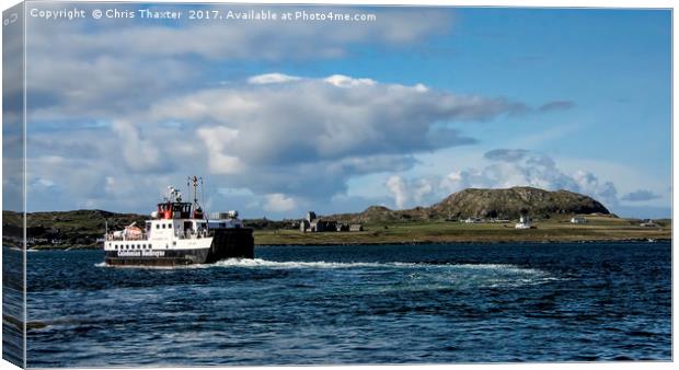 Iona Island Canvas Print by Chris Thaxter