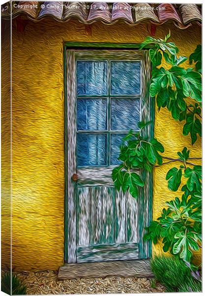 The Door Canvas Print by Chris Thaxter