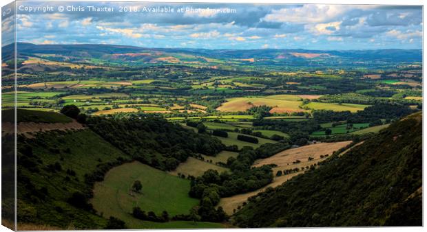 Brecons View Canvas Print by Chris Thaxter