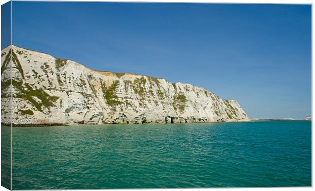 White Cliffs of Dover Canvas Print by Chris Thaxter