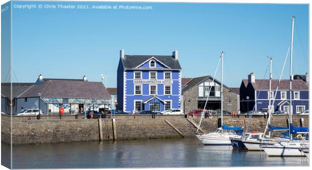 Coastal Charm at Harbourmaster Hotel Canvas Print by Chris Thaxter