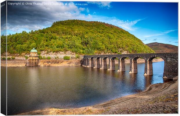 Elan Valley Bridge Canvas Print by Chris Thaxter