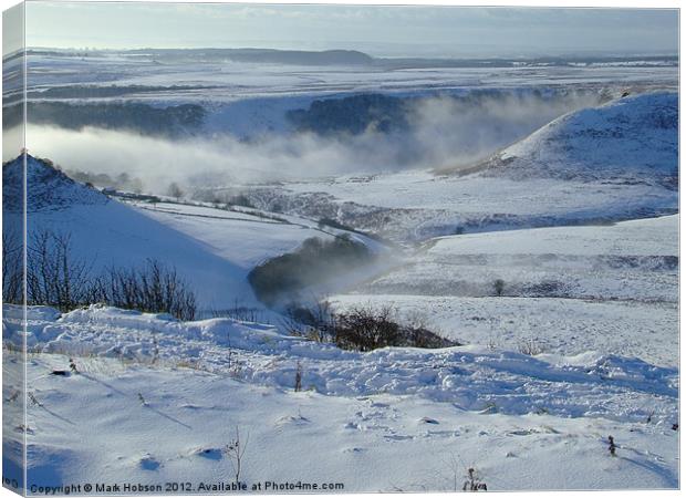 The Hole of Horcum Canvas Print by Mark Hobson
