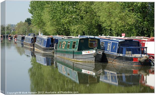 Life o the Canal Canvas Print by Mark Hobson