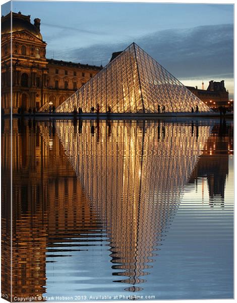 The Louvre Canvas Print by Mark Hobson
