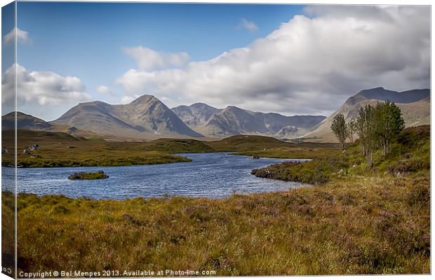 Lochan na h-Achlaise Canvas Print by Bel Menpes