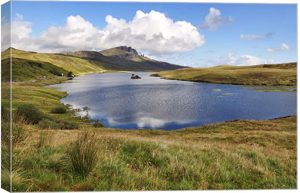 Loch Fada to Old Man Of Storr Canvas Print by Bel Menpes