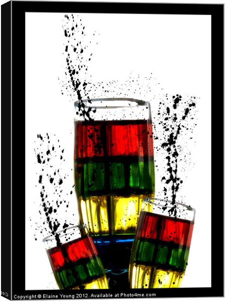 Cheers Canvas Print by Elaine Young