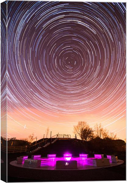 Wirksworth Star Disc Canvas Print by James Grant