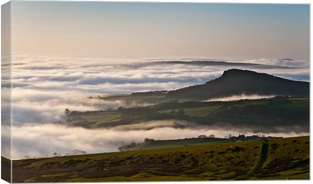 Hen Cloud Canvas Print by James Grant