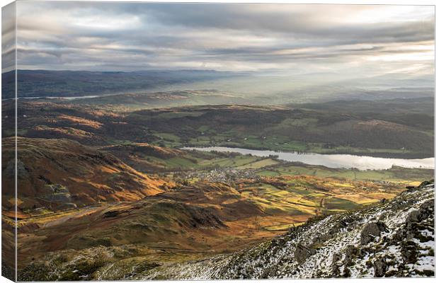 Coniston Light Canvas Print by James Grant