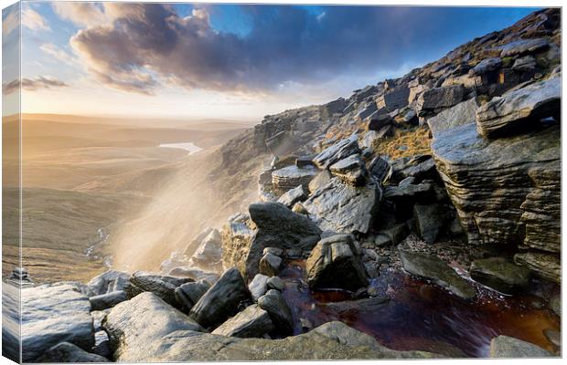 Kinder Downfall Sunset Canvas Print by James Grant