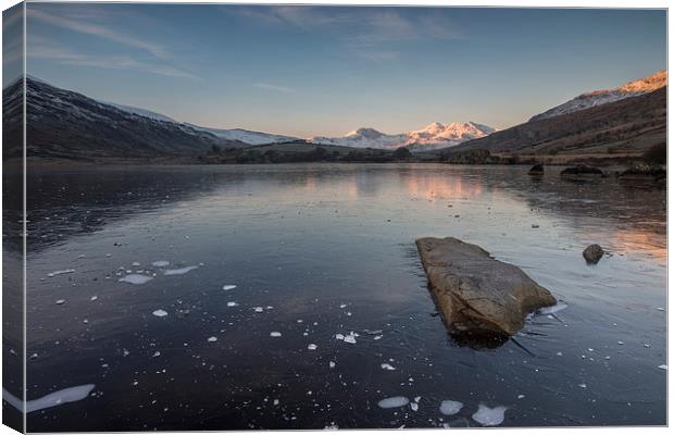  Llynnau Mymbyr Sunrise Canvas Print by James Grant