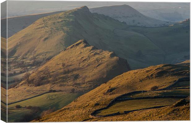  Chrome and Parkhouse Hill Sunset Canvas Print by James Grant