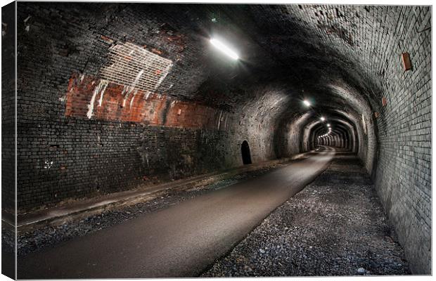  Cressbrook Tunnel Canvas Print by James Grant