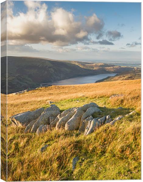  Haweswater from Branstree Canvas Print by James Grant