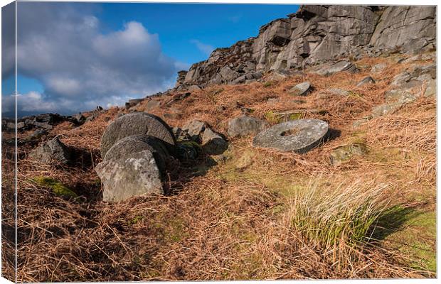  High Neb, Stanage Edge Canvas Print by James Grant