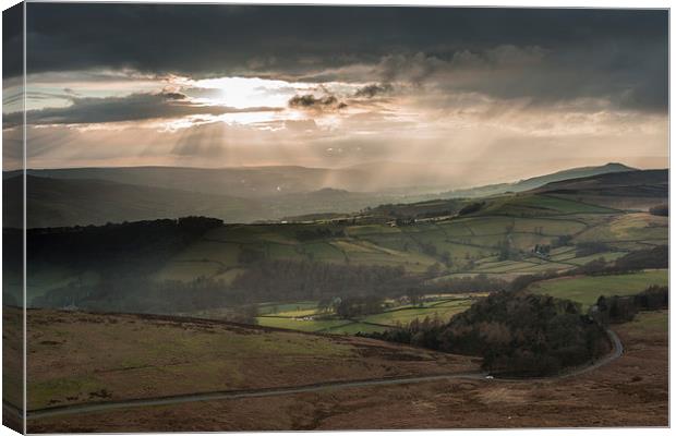  Hope Valley Light Canvas Print by James Grant