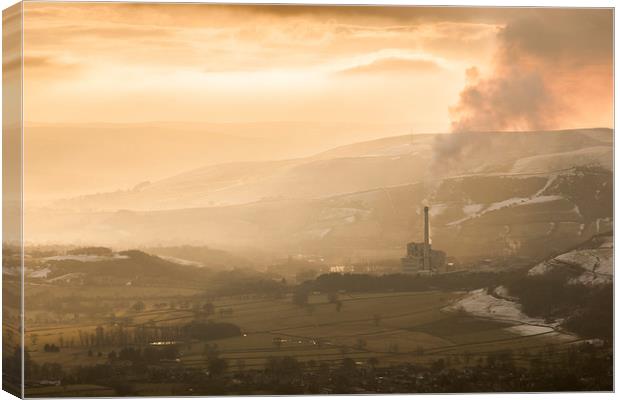 Hope Cement Works Canvas Print by James Grant