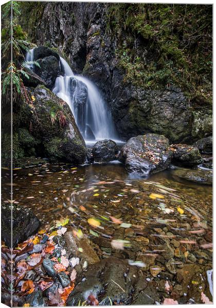  Lodore Falls Canvas Print by James Grant