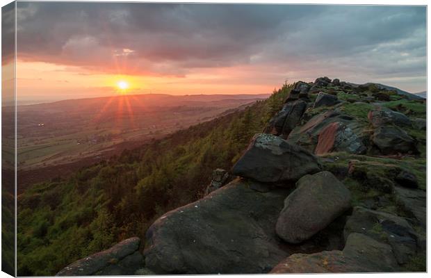  The Roaches Canvas Print by James Grant