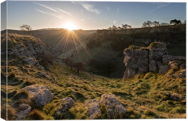  Parsons Tor Sunrise Canvas Print by James Grant