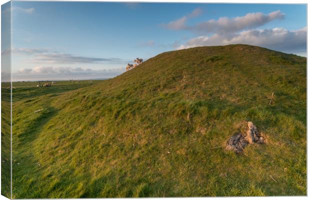 Gib Hill Burial Mound Canvas Print by James Grant