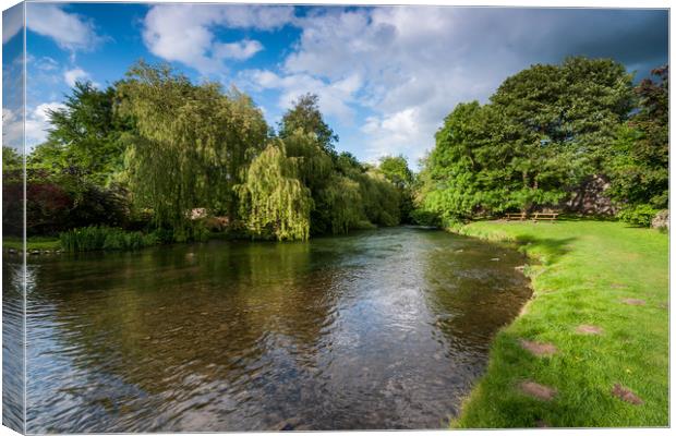 Ashford In The Water Canvas Print by James Grant
