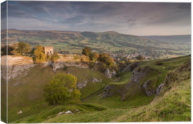 Cave Dale Sunrise Canvas Print by James Grant