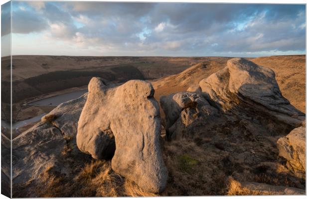 The Tooth Stone - Dean Rocks Canvas Print by James Grant