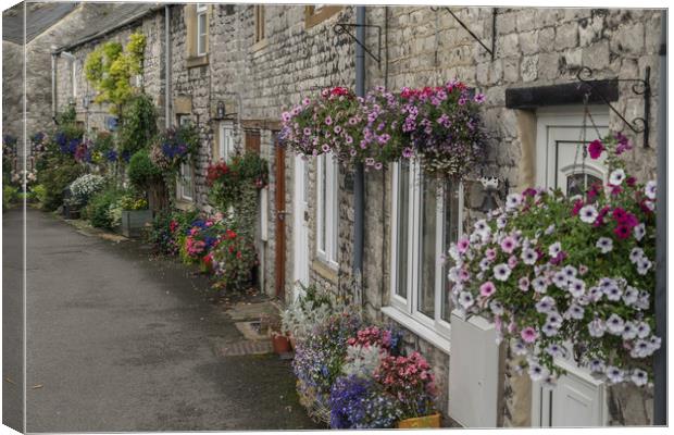Tideswell Cottages Canvas Print by James Grant