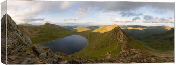 Striding Edge Sunset Canvas Print by James Grant
