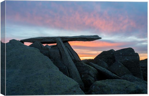 Cantilever Stone Sunrise  Canvas Print by James Grant