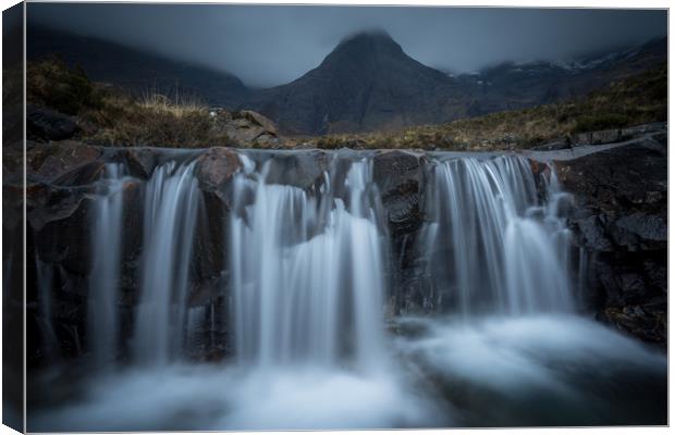 Fairy Pools Waterfall  Canvas Print by James Grant
