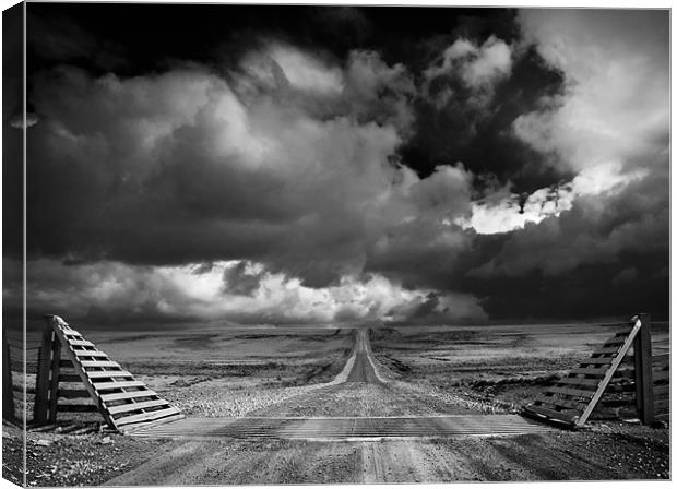 The road to Nowhere? Canvas Print by Paul Davis