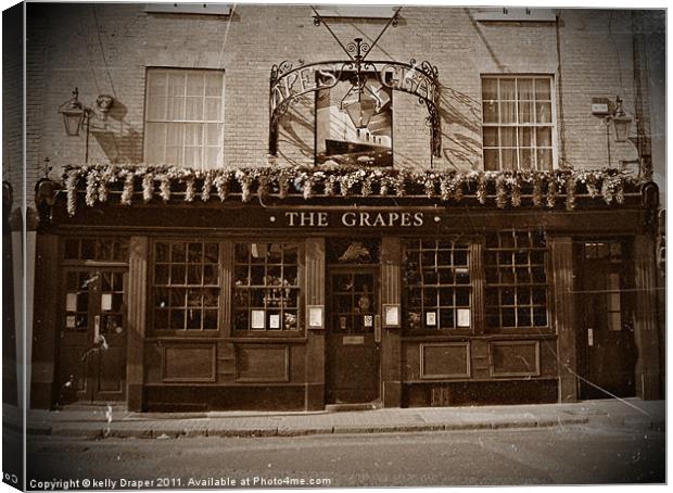 The Grapes Canvas Print by kelly Draper