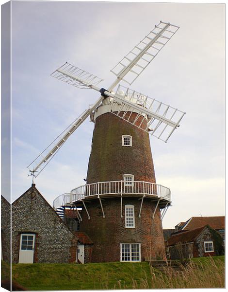 windmill Canvas Print by kelly Draper