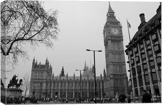Big Ben & Parliment Canvas Print by kelly Draper