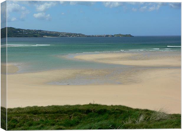 Hayle Baech Canvas Print by Phil English