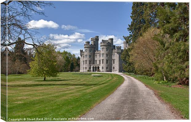 Cluny Castle Canvas Print by Stuart Reid