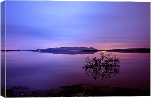  Dawn at Loch Leven Canvas Print by Stuart Jack