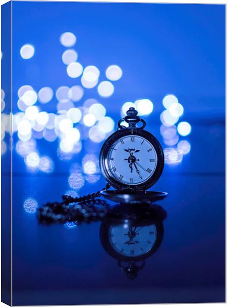 Time's Glittering Embrace Canvas Print by Stuart Jack