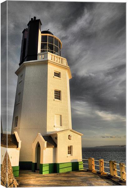 afternoon at the lighthouse Canvas Print by Heather Newton