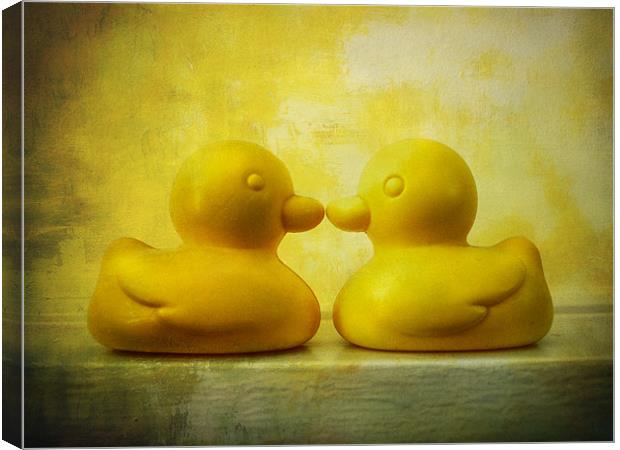 I love you ducky!! Canvas Print by Heather Newton