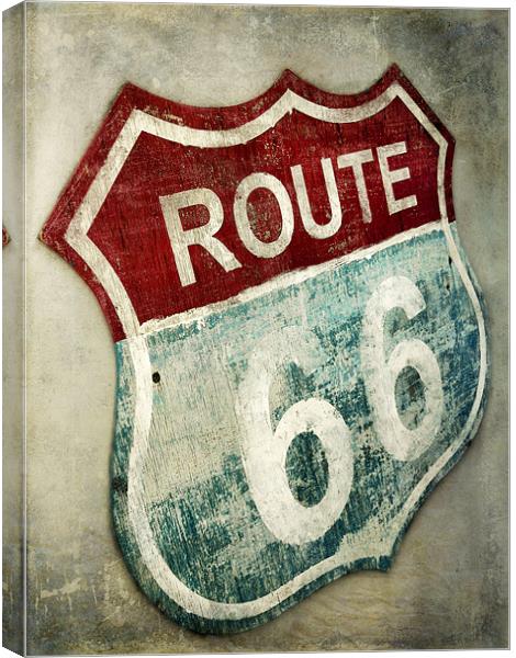 Route 66 Canvas Print by Heather Newton