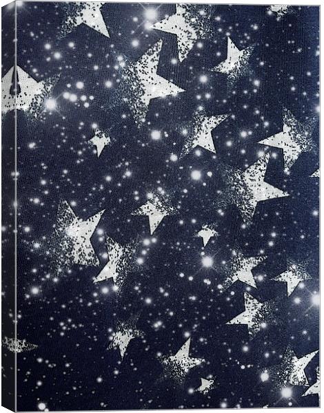 printed stars Canvas Print by Heather Newton