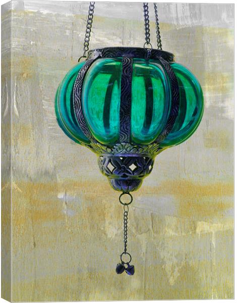 the glass lamp Canvas Print by Heather Newton