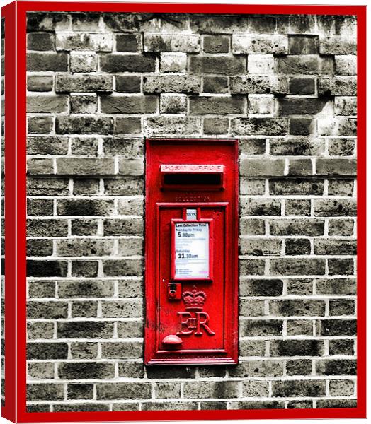 postbox Canvas Print by Heather Newton