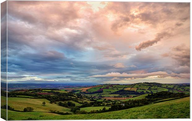 The Exe Valley Canvas Print by Pete Hemington